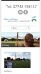 Mobile Screenshot of birdshilldays.com