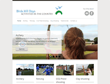 Tablet Screenshot of birdshilldays.com
